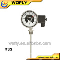 SS304 Electric Contact Bimetal Thermometer for Industrial Use